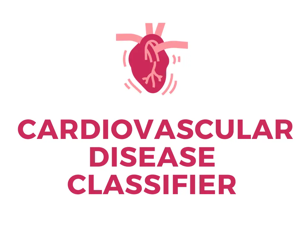 Cardiovascular Disease Classifer